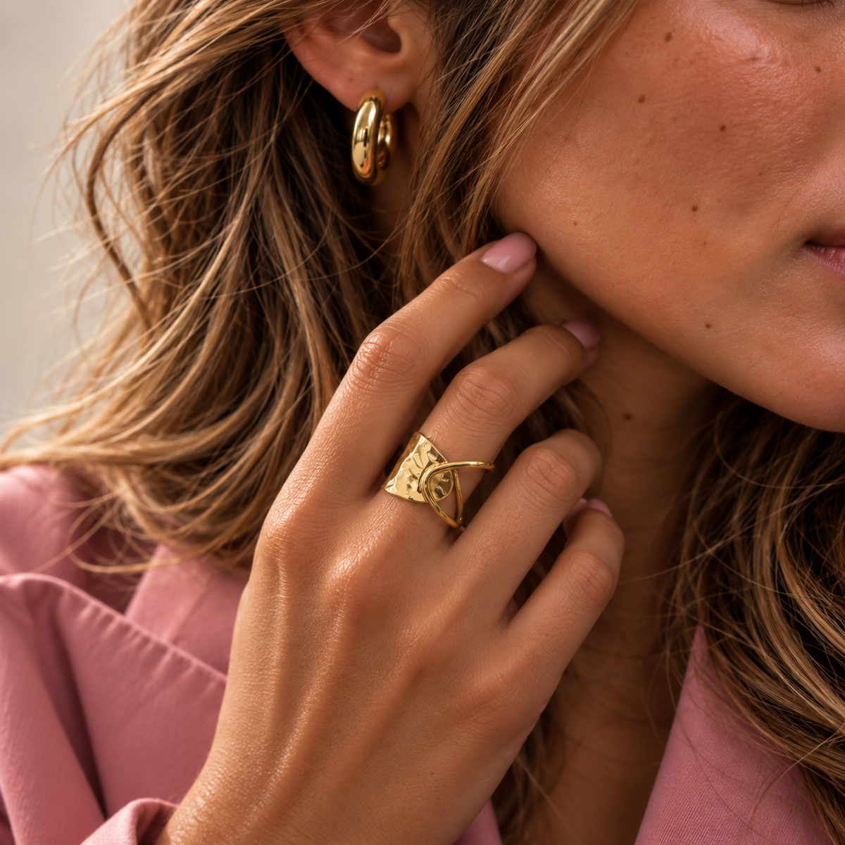 Sculpted Wrap Ring