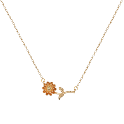 Birth Flower Necklace