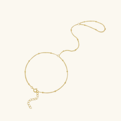 Minimal Beaded Hand Chain