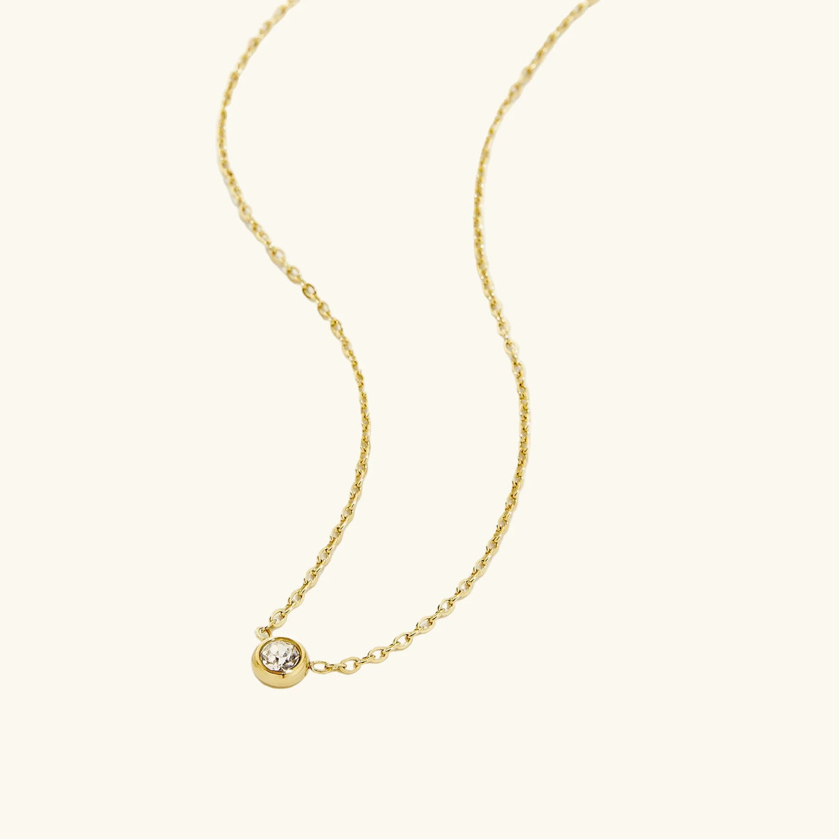Minimal Bezel Necklace