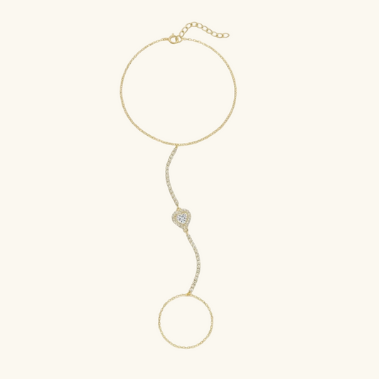 Heart Halo Hand Chain
