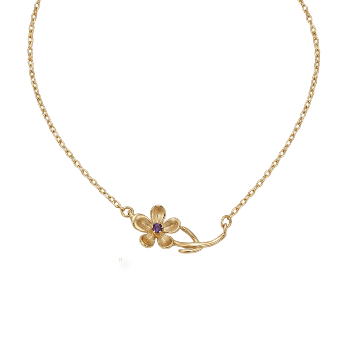 Birth Flower Necklace