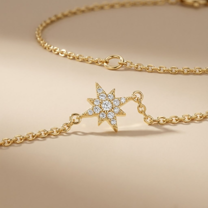 Crystal Star Hand Chain
