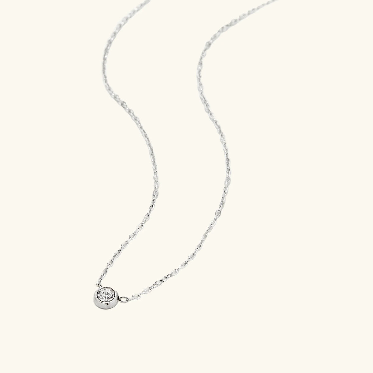 Minimal Bezel Necklace