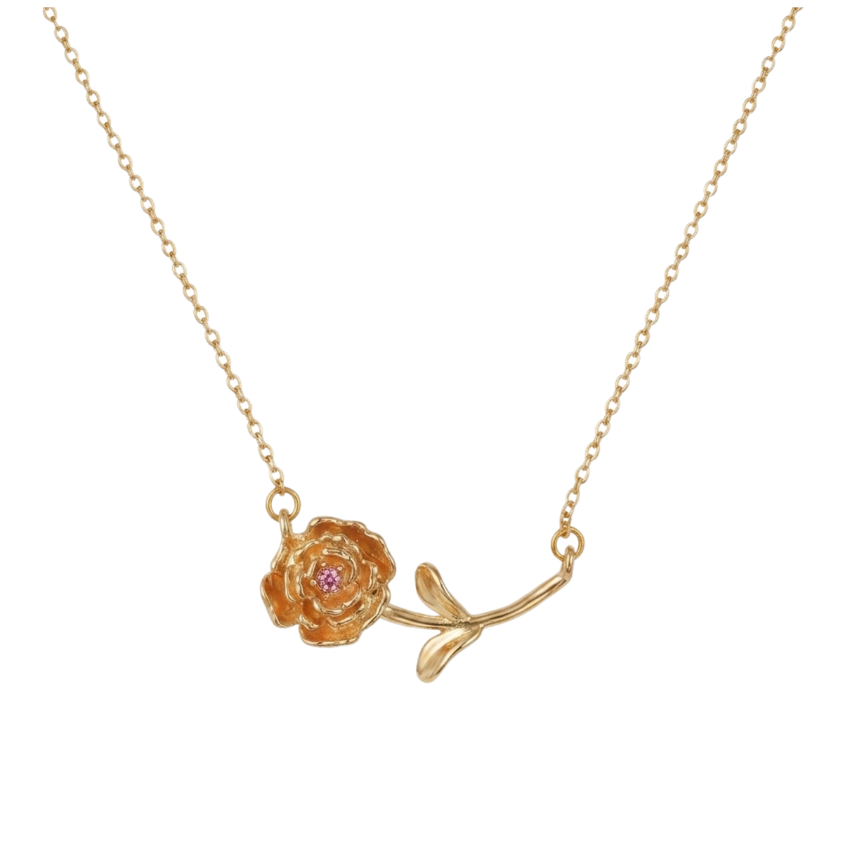 Birth Flower Necklace