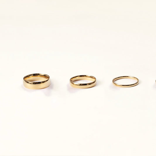 Classic Band Ring Set