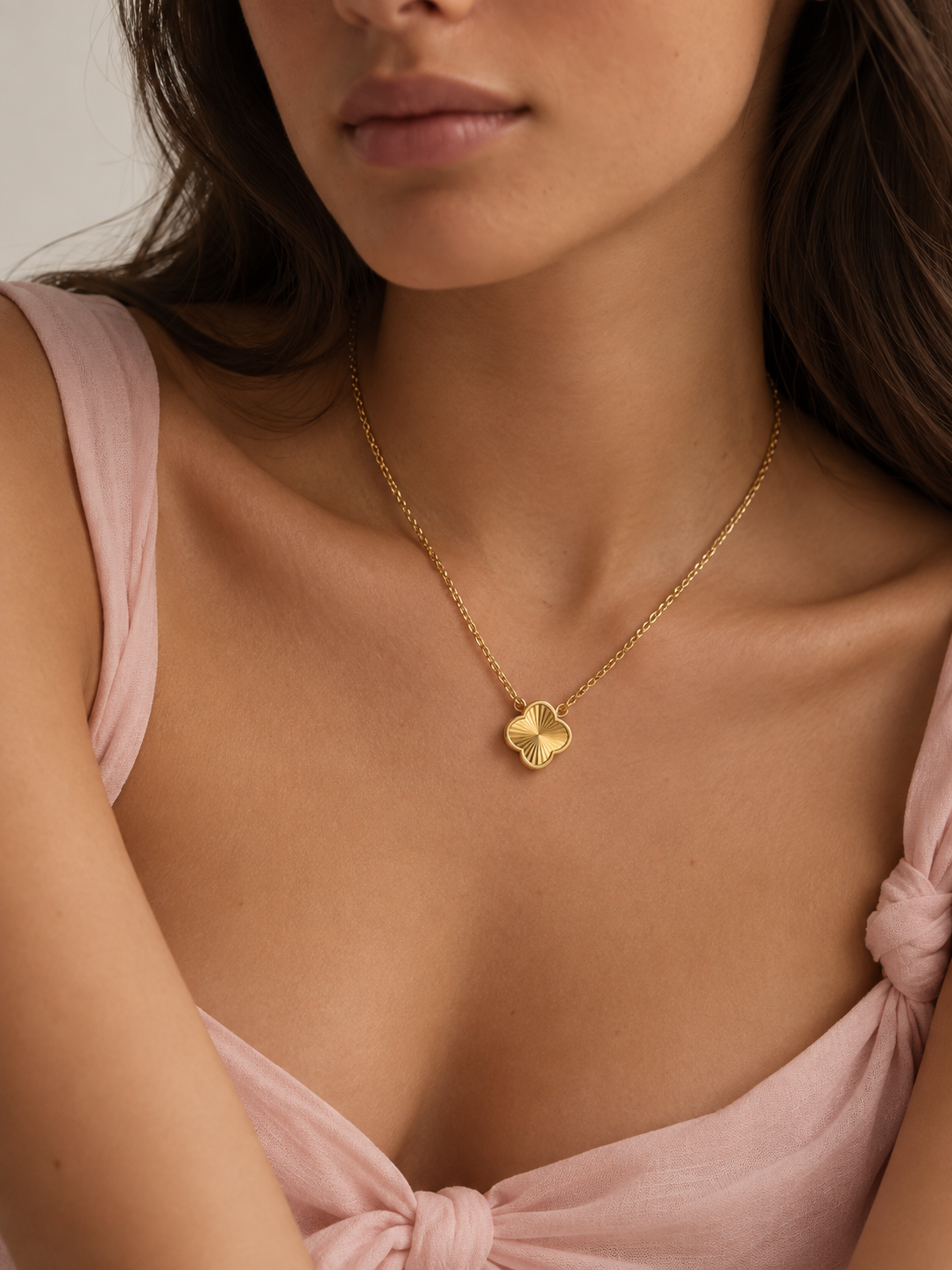 Radiant Rosette Necklace