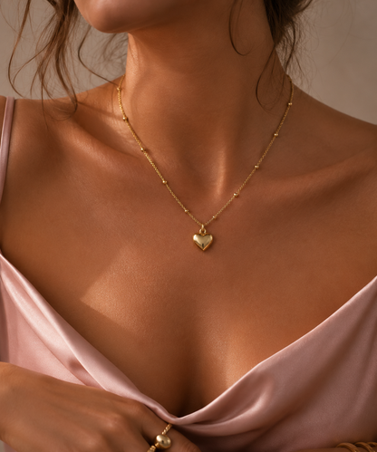 Puffy Heart Necklace