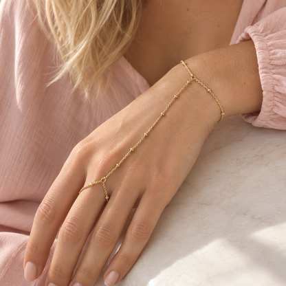 Satellite Bead Hand Chain