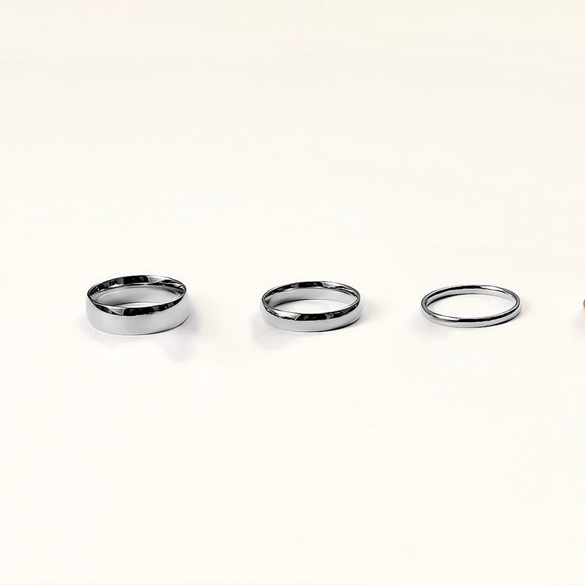 Classic Band Ring Set