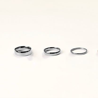 Classic Band Ring Set