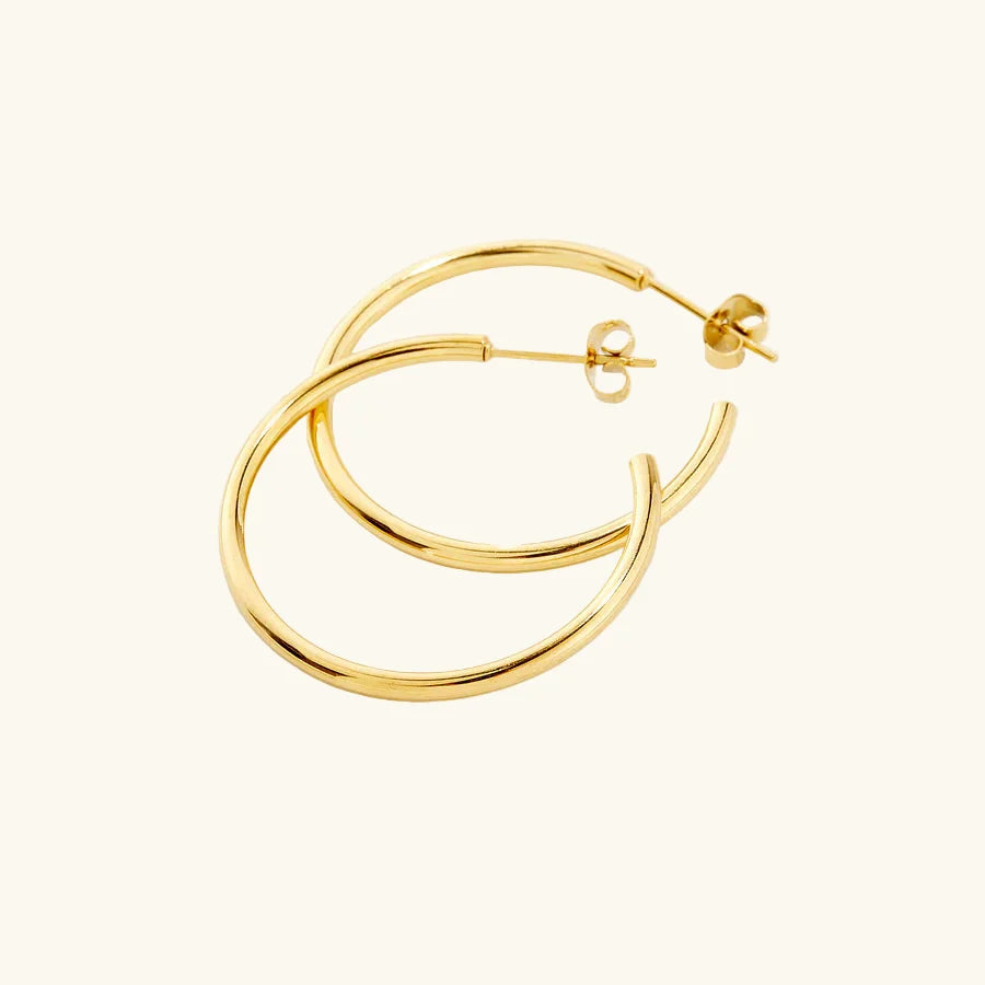Medium Classic Hoop Earrings