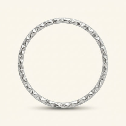 Textured Band Ring