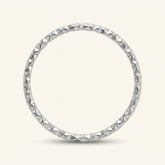 Textured Band Ring