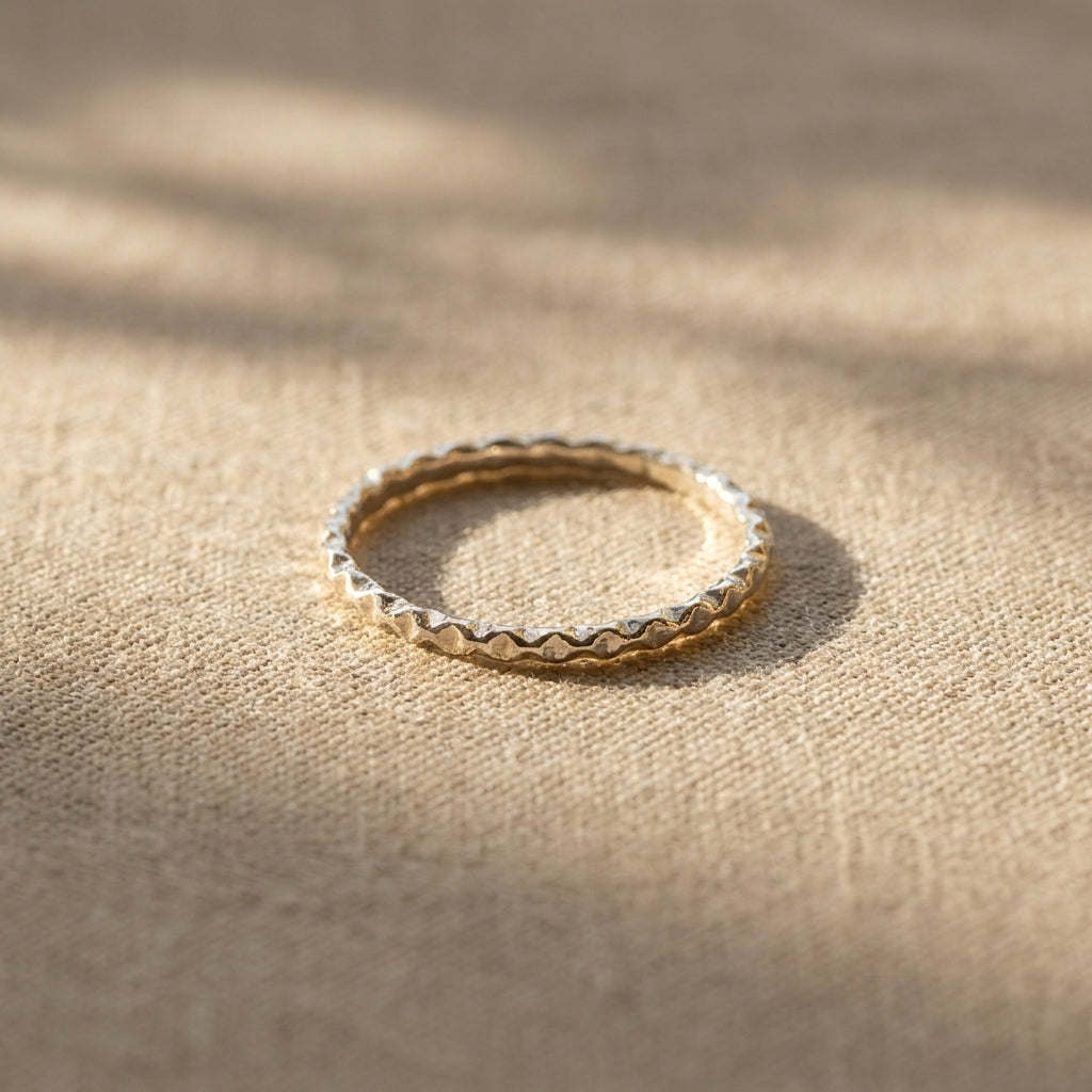 Textured Band Ring