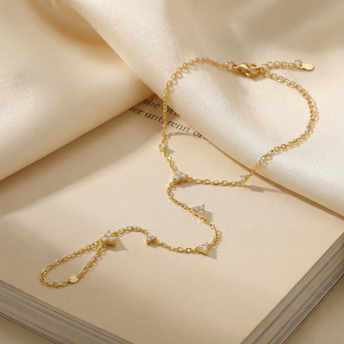 Veloria Crystal Hand Chain