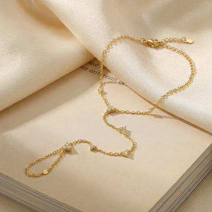 Veloria Crystal Hand Chain