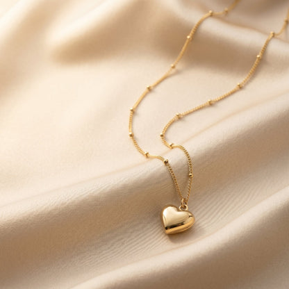 Puffy Heart Necklace