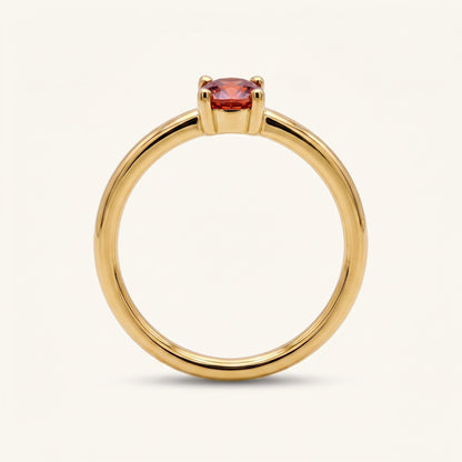 Birthstone Solitaire Ring