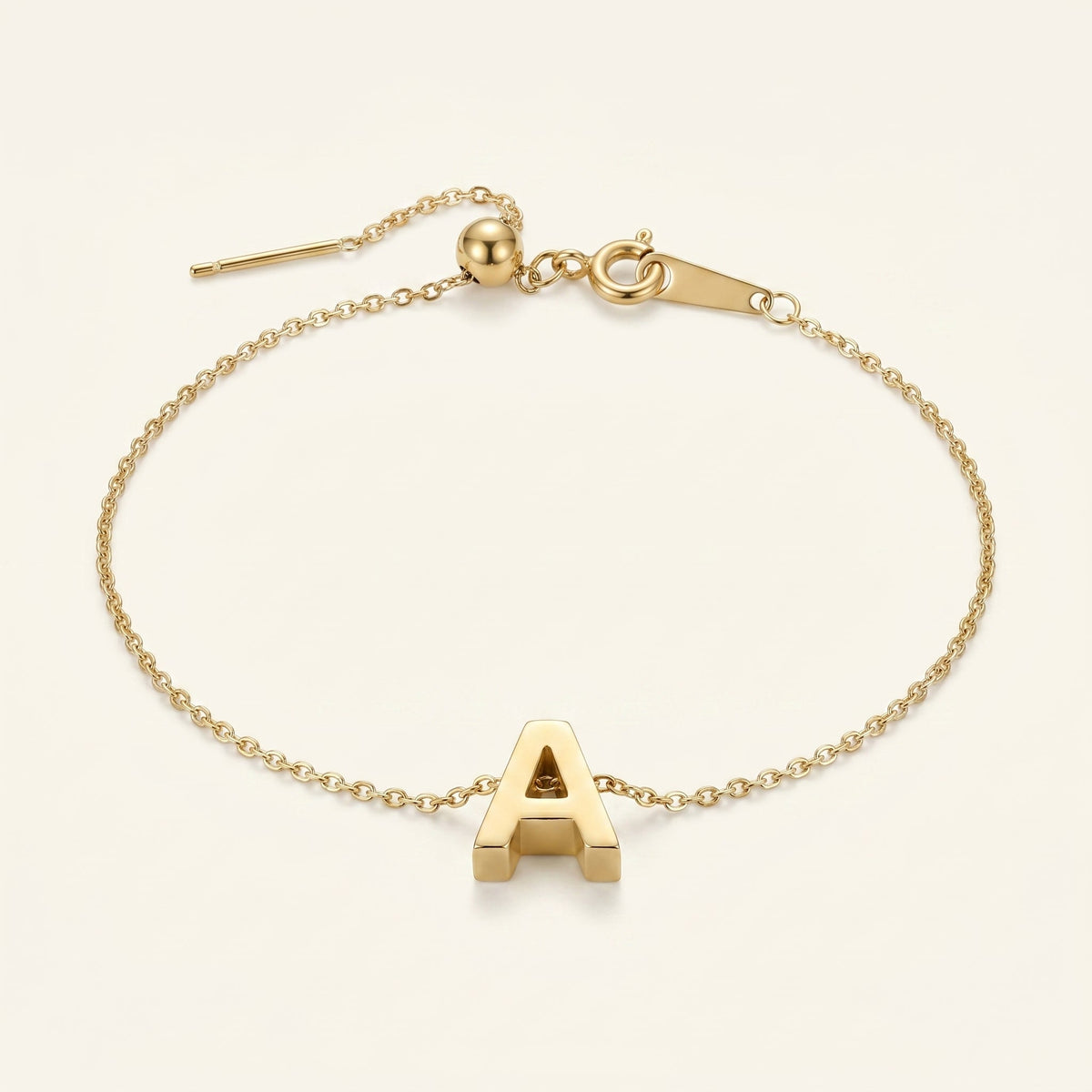 Initial Charm Bracelet