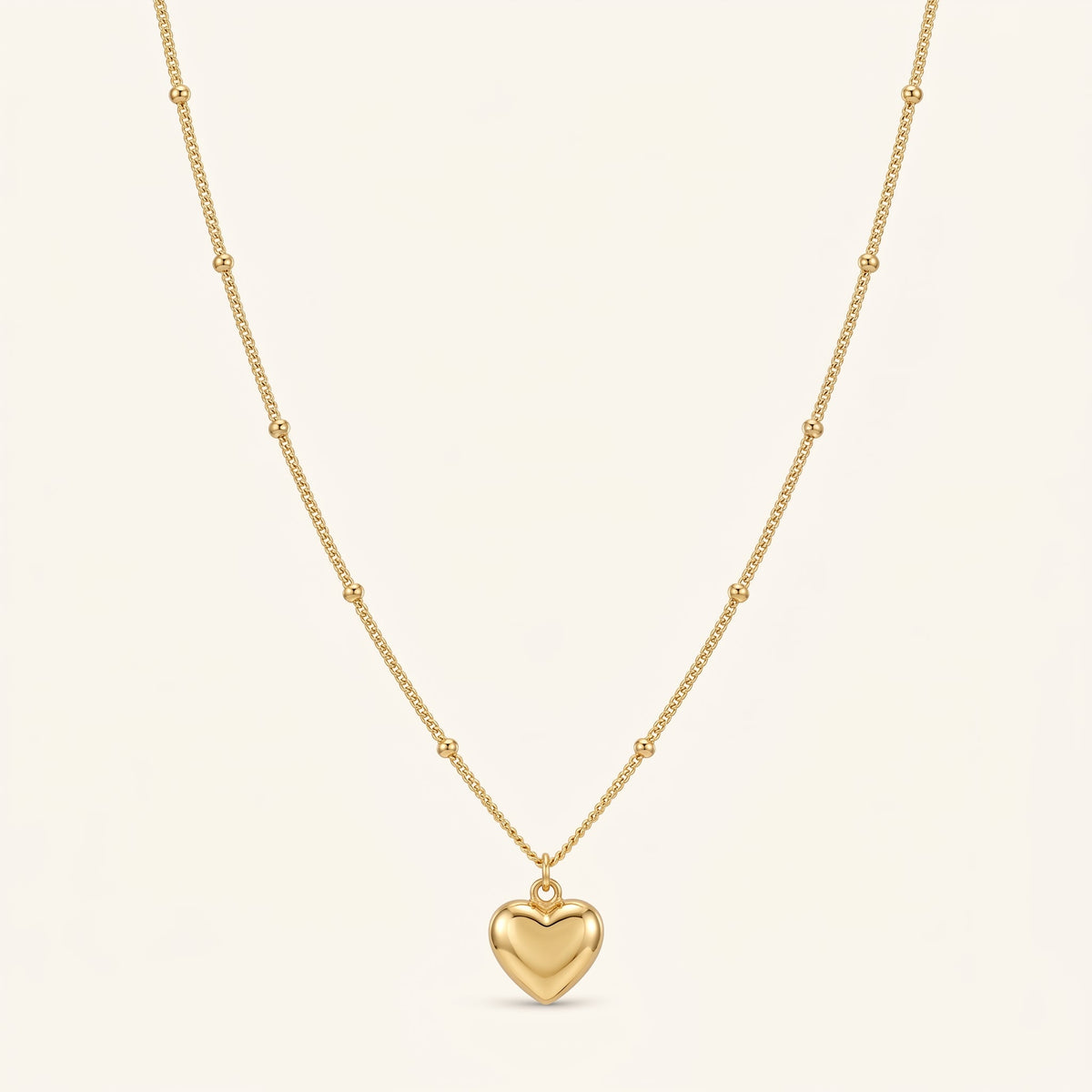 Puffy Heart Necklace