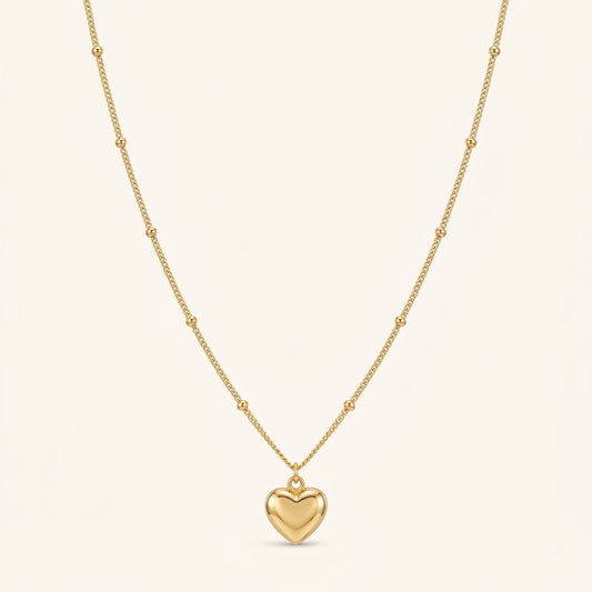 Puffy Heart Necklace