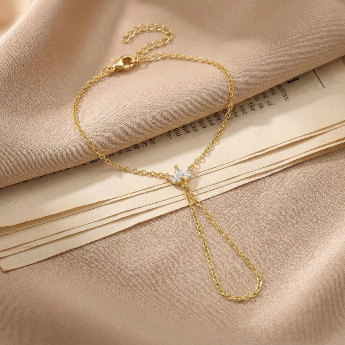 Bloom Crystal Hand Chain