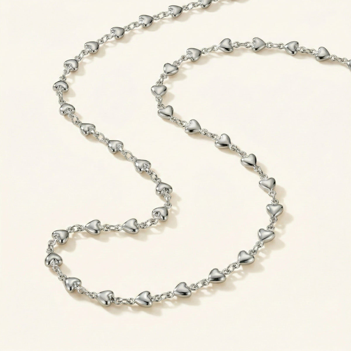 Hjerte-link-halskæde