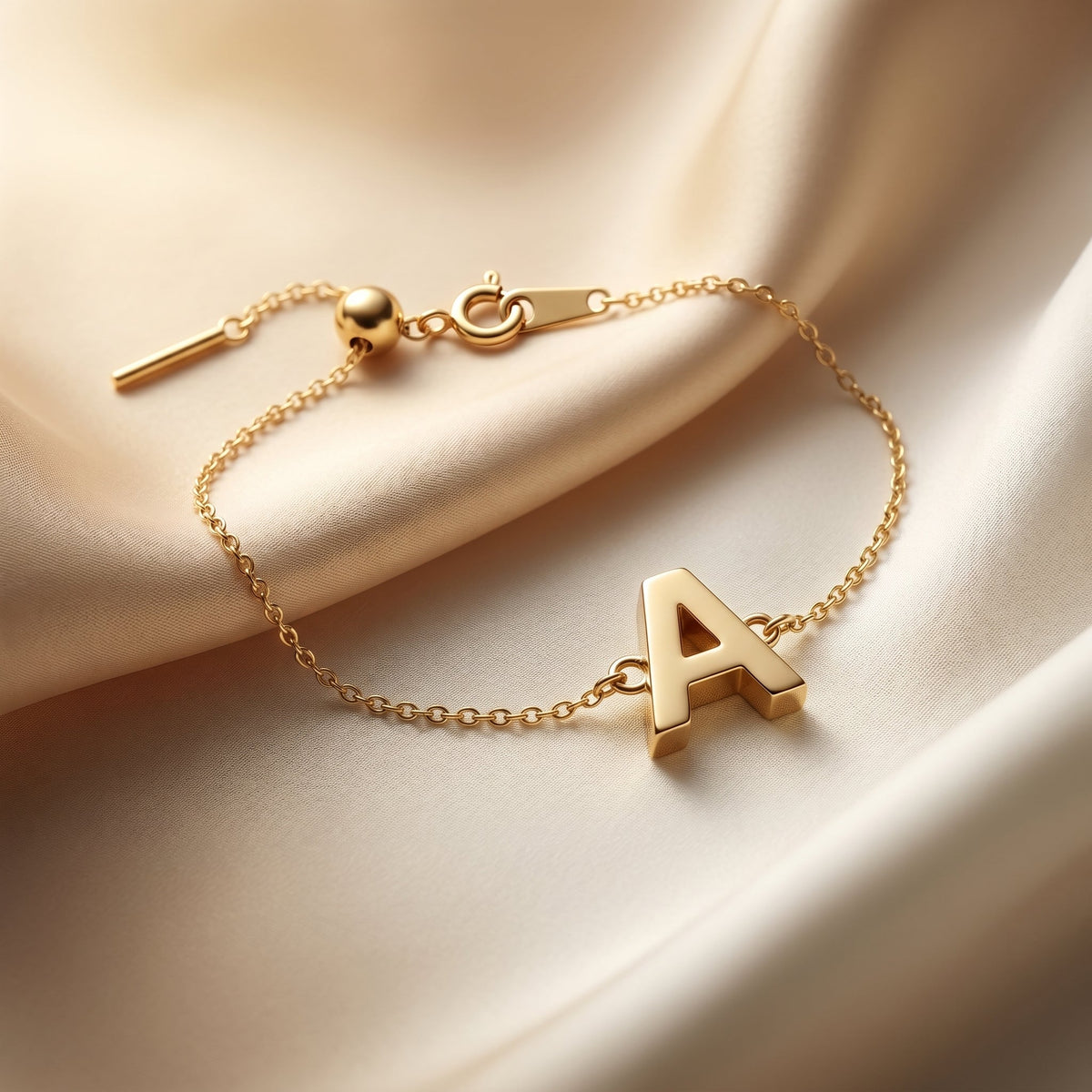Initial Charm Bracelet