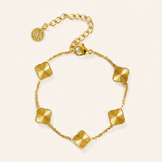 Goldenes Rosettenarmband