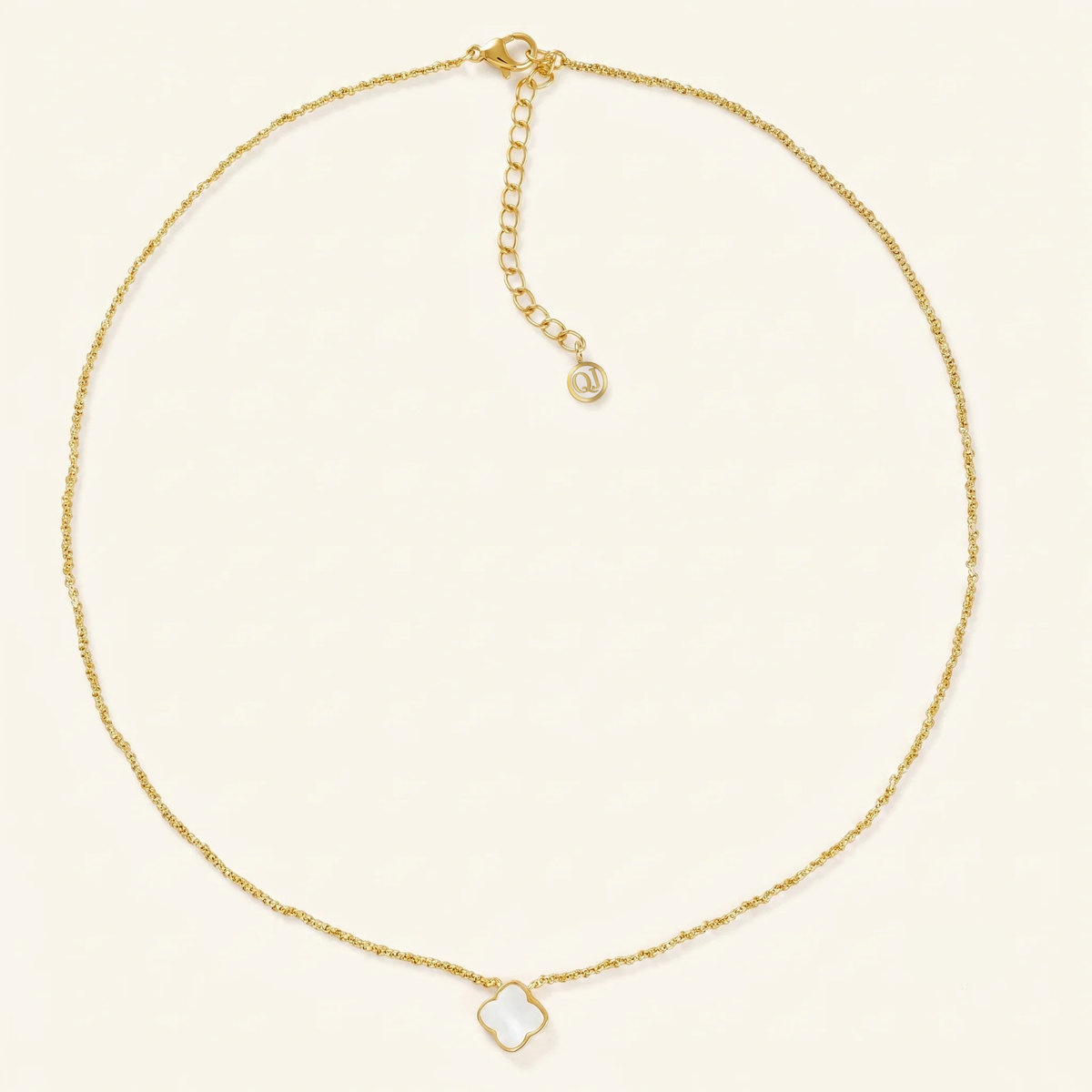 Ivory Rosette Necklace
