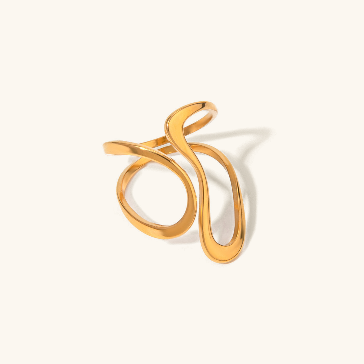 Sculpted Loop Ring