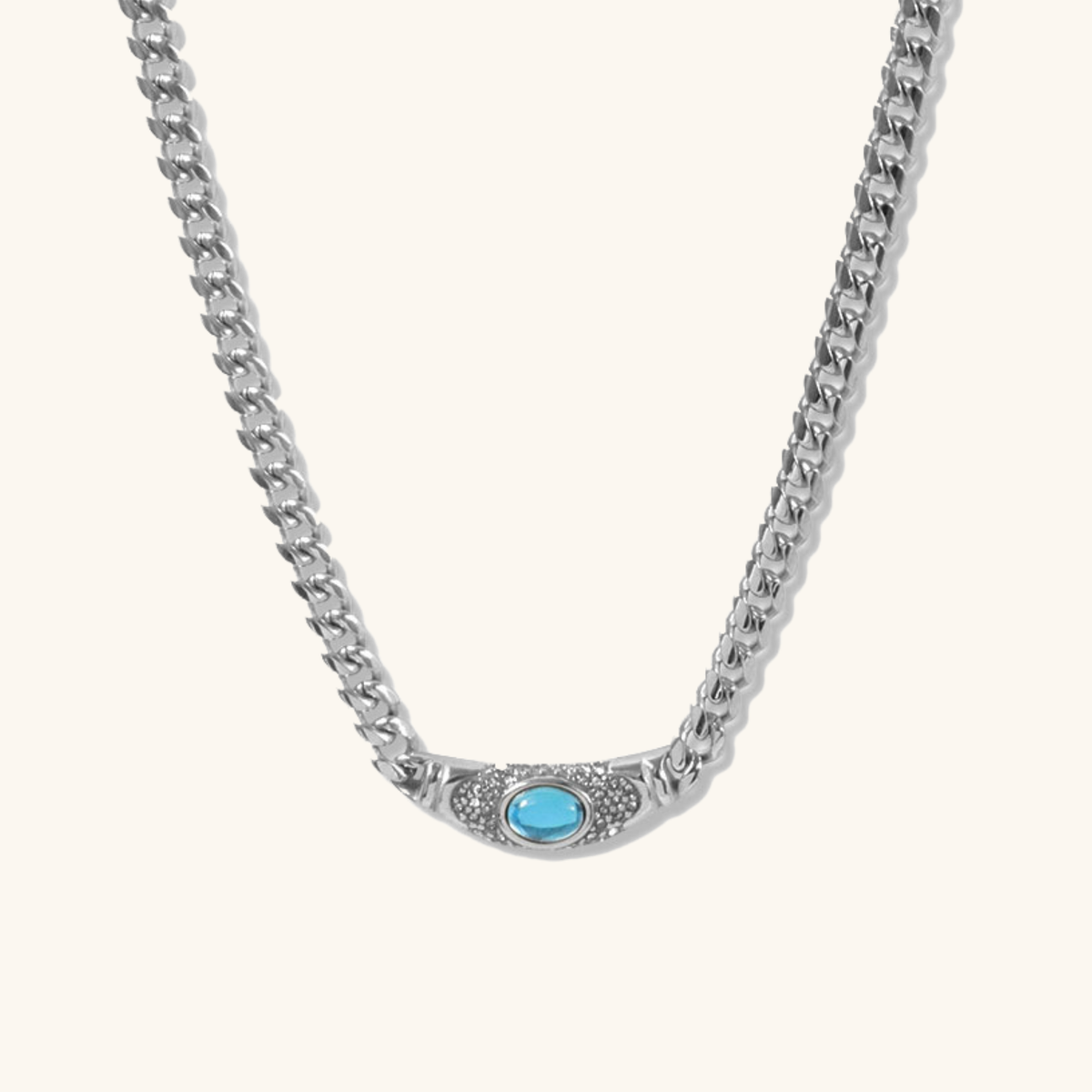 Gemstone Bar Necklace