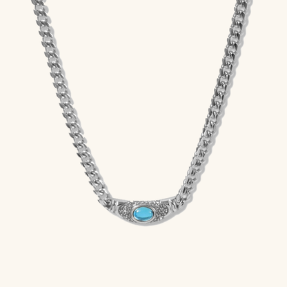 Gemstone Bar Necklace