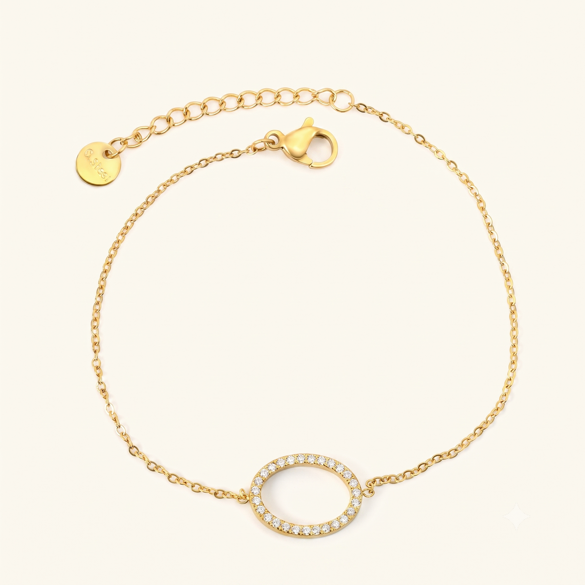Crystal Circle Bracelet