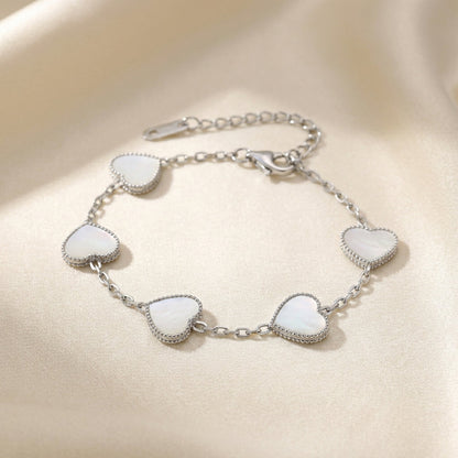 Armband Silberherz