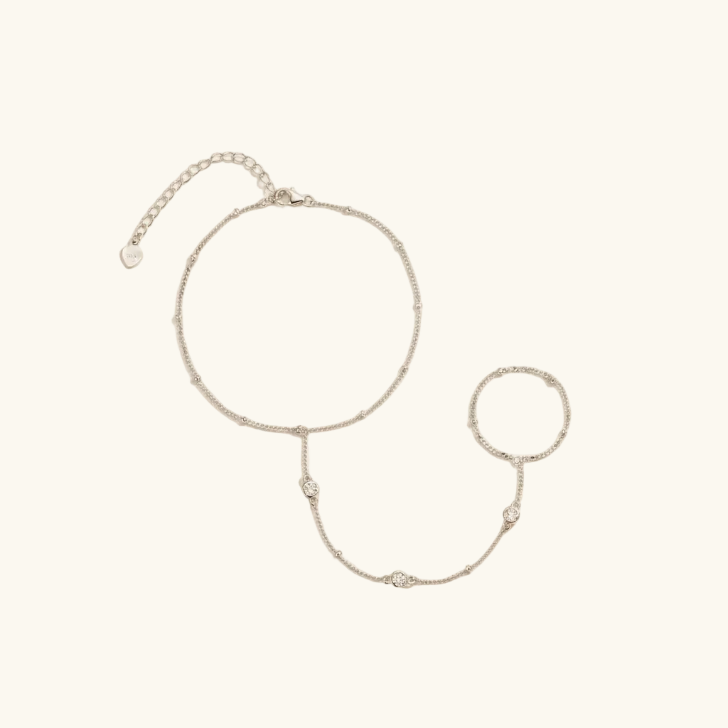 Crystal Line Hand Chain