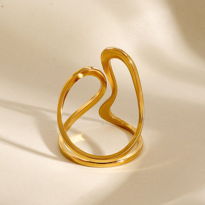Sculpted Loop Ring