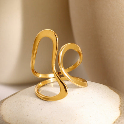 Sculpted Loop Ring