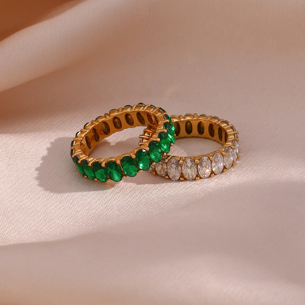 Oval Eternity Ring