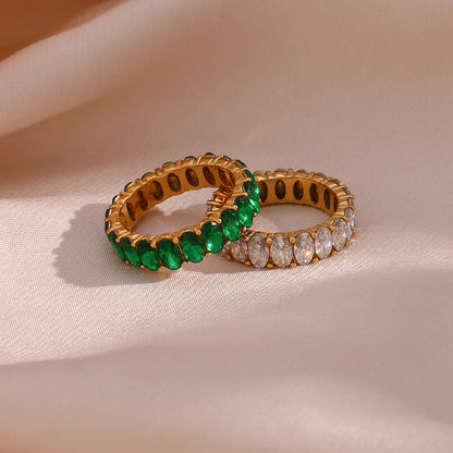 Oval Eternity Ring