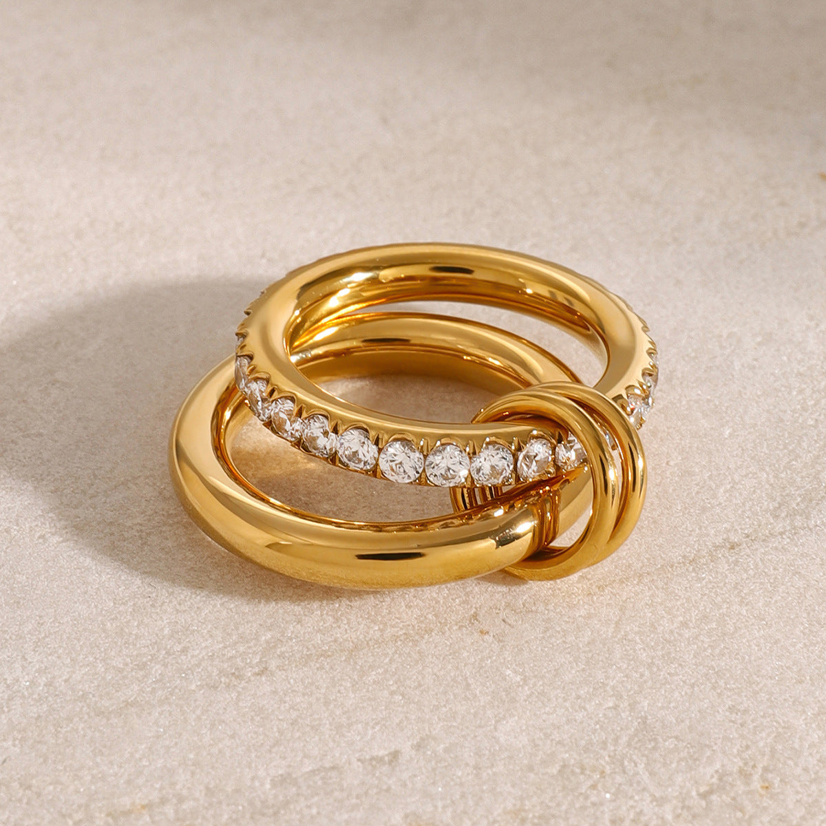 Crystal Stack Ring