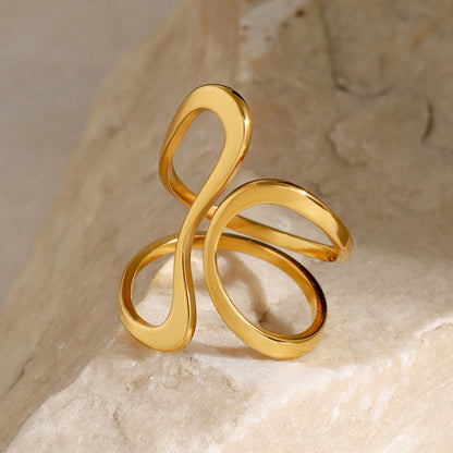 Sculpted Loop Ring