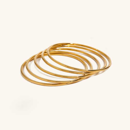 Shannon Gold-Armreif-Set