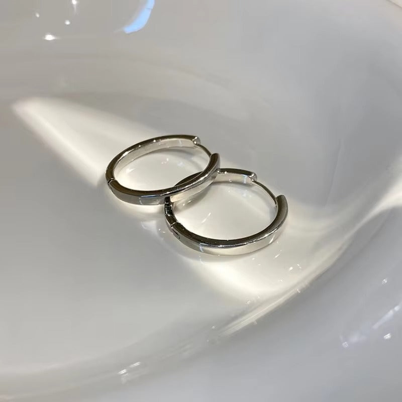 Slim Everyday Hoop Earrings