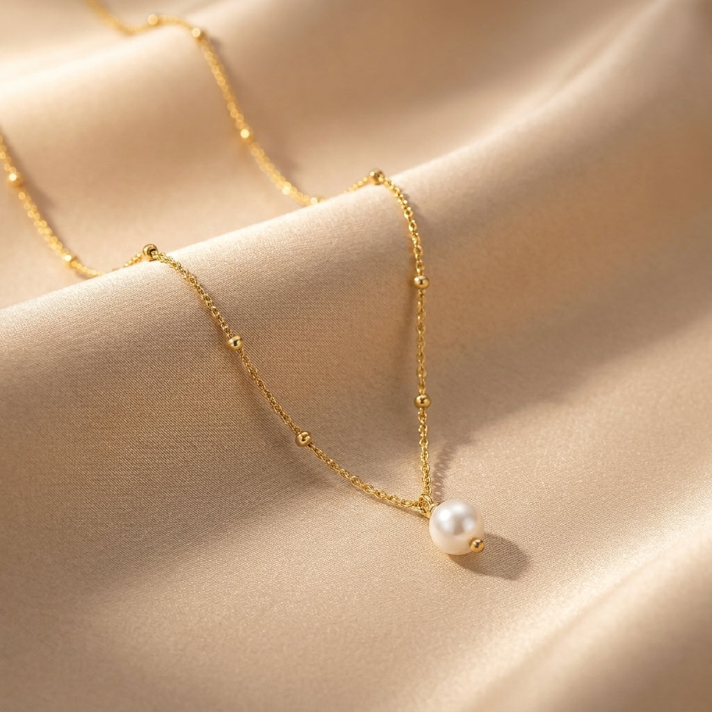Single Pearl Necklace