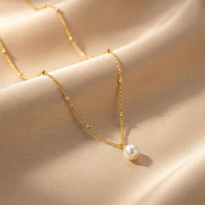Single Pearl Necklace
