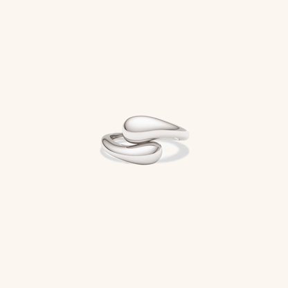 Sculpted Drop Ring