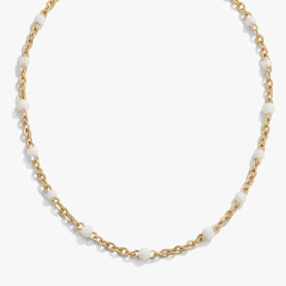 Pearl Station Chain Necklace