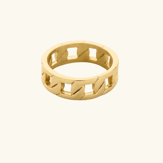Open Link Band Ring